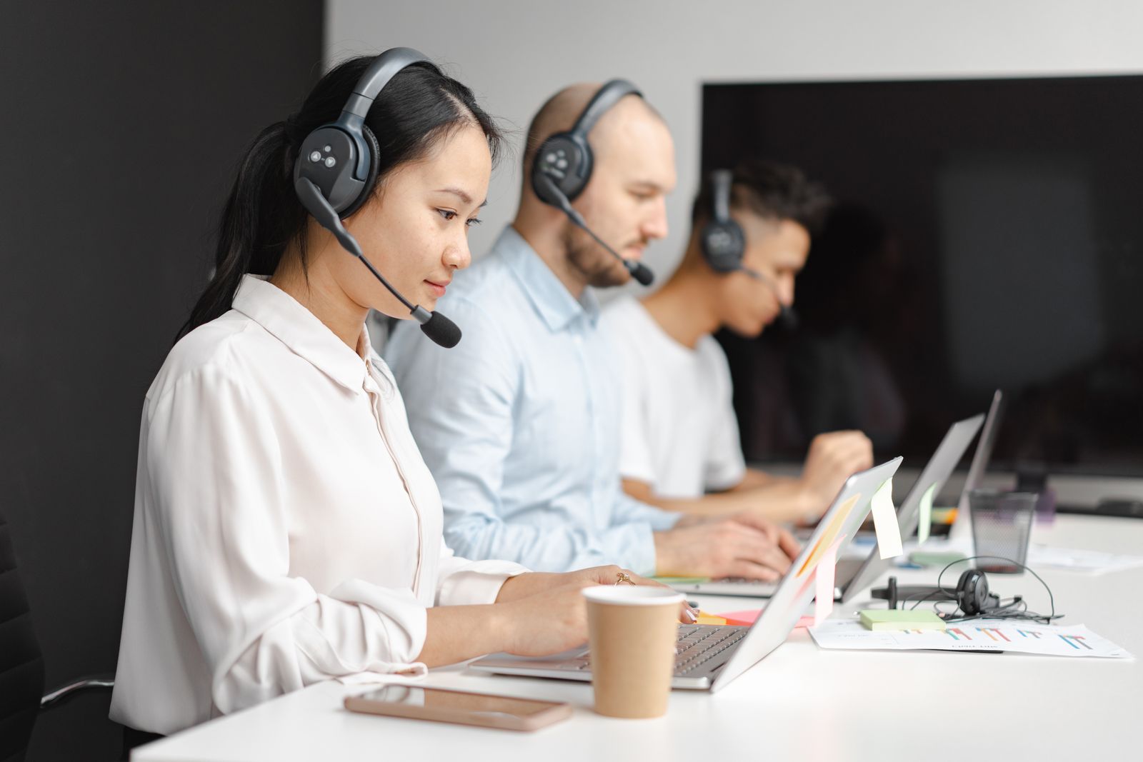 AI platform demo showcasing customer call handling